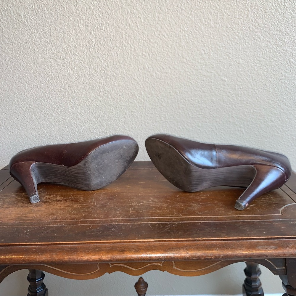 Dark Brown Steve Madden Almond Toe Heels *2 for $5* - Picture 6 of 8